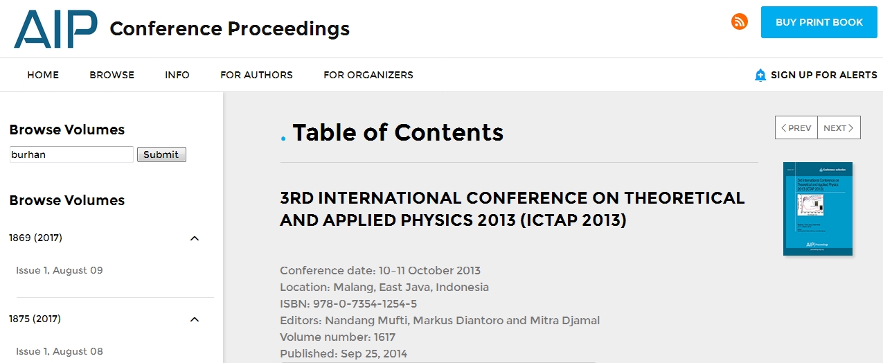 Prosiding ICTAP 2013