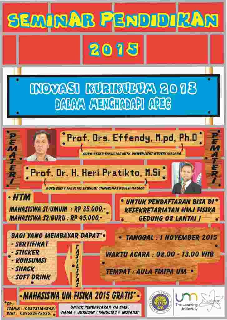 Seminar Pendidikan Fisika 2015