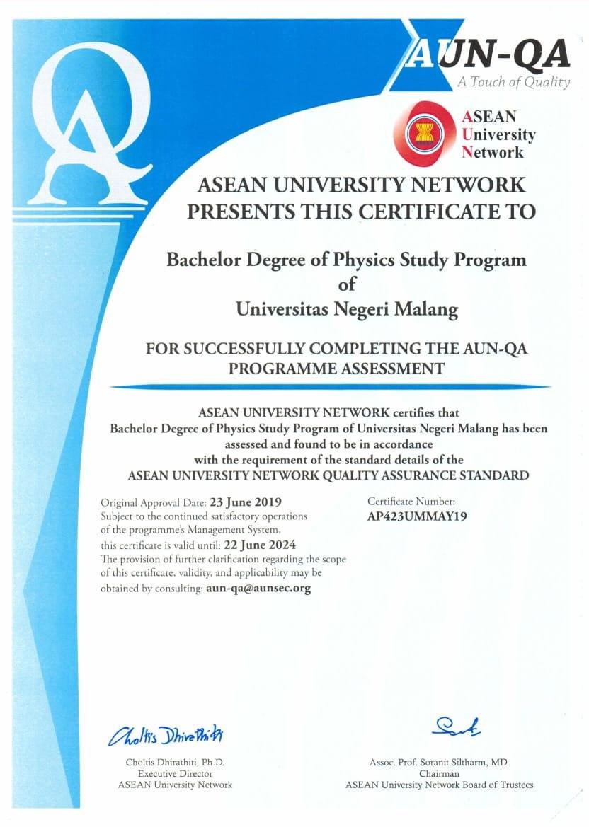 Sertifikat-AUNQA-Fisika-FMIPA-UM