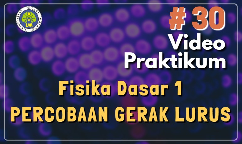 Praktikum Fisika Dasar 1 Judul 1 Percobaan Gerak Lurus