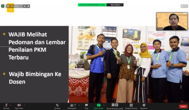 PELATIHAN DAN PENDAMPINGAN PENULISAN PROPOSAL PKM UNTUK MENINGKATKAN KETERAMPILAN MENULIS