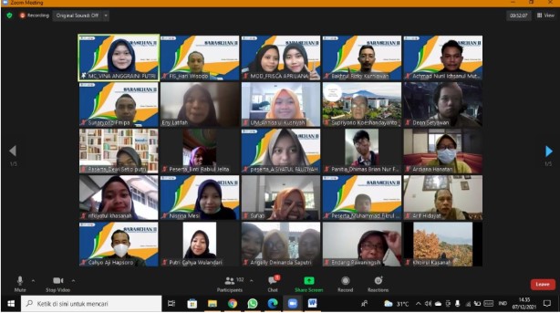 SARASEHAN II MAHASISWA – DOSEN UNTUK KEMAJUAN JURUSAN