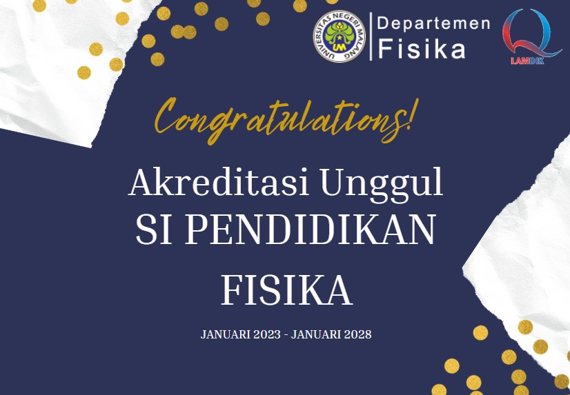 Akreditasi S1 Pendidikan Fisika