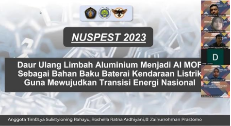 Kompetisi Karya Tulis Ilmiah Artikel dan Essay  Mahasiswa Tingkat Nasional yang diikuti oleh  Mahasiswa dari 17 Perguruan Tinggi di Indonesia