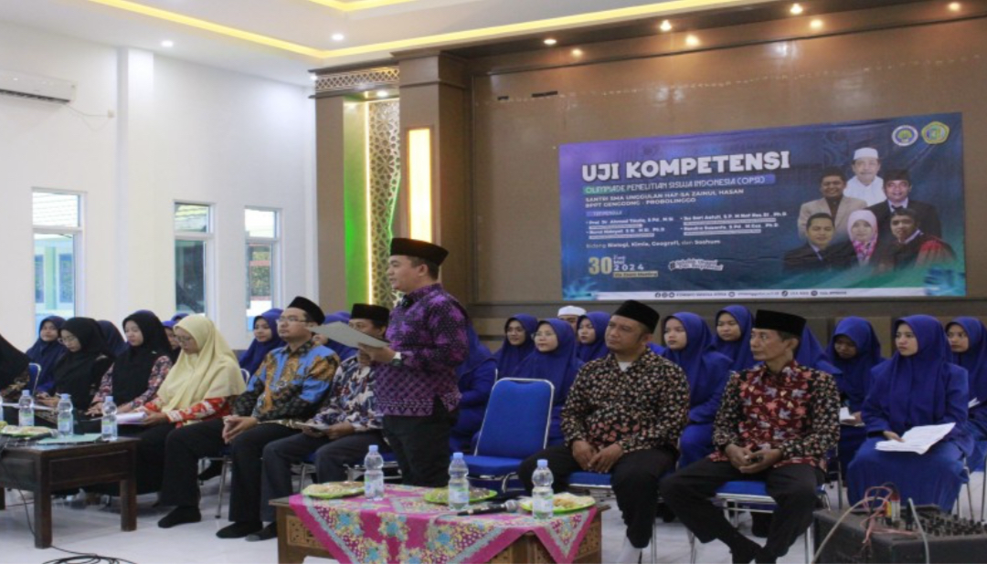 Dosen Fisika UM Uji Kompetensi Tim Riset SMA Unggulan Haf-Sa Genggong untuk Persiapkan OPSI 2024